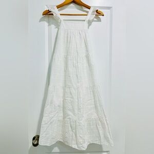 Cat & Jack White Sleeveless Dress with Lace Straps - Youth Size XL (14)
